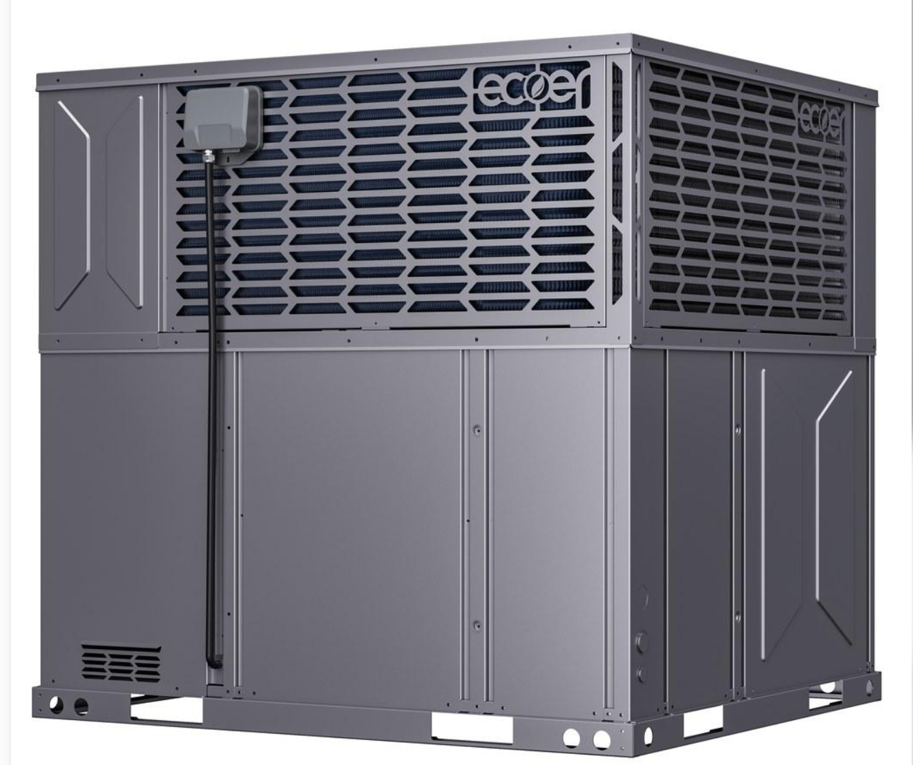 Ecoer RTi 2 R32 rooftop heat pump, model ERDA19H-36ADA